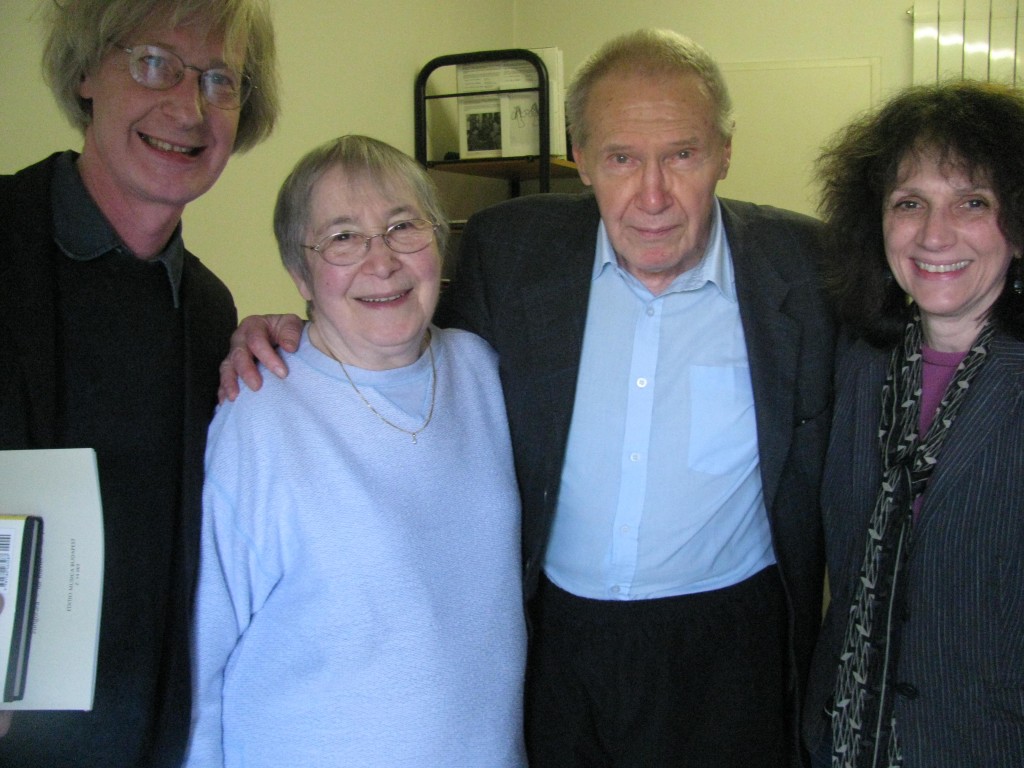 Marilyn and John with Gyorgy and Marta Kurtag, 2012